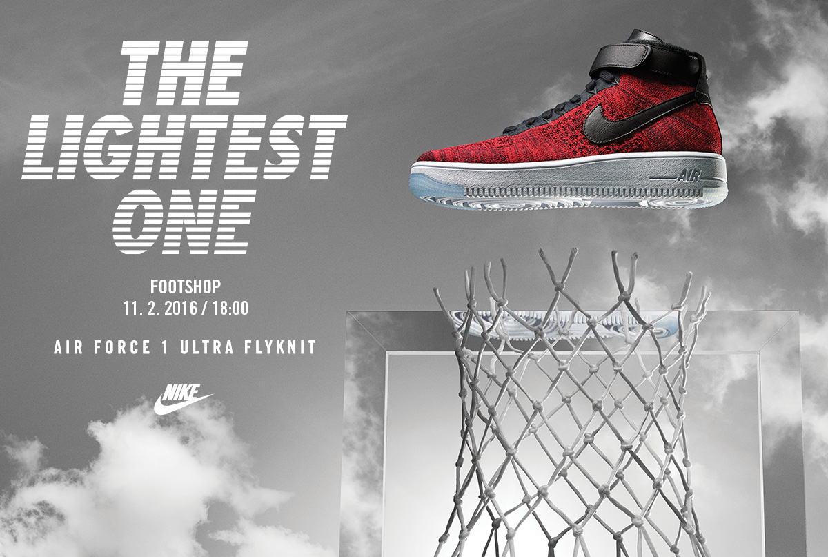 Jako pírko – nové Nike Air Force 1 Ultra Flyknit