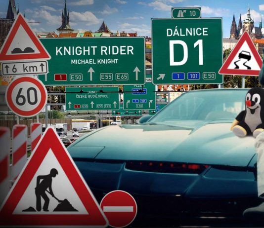 Knight Rider na D1! Jak to dopadne, když Michael s KITTem zamíří na českou dálnici?
