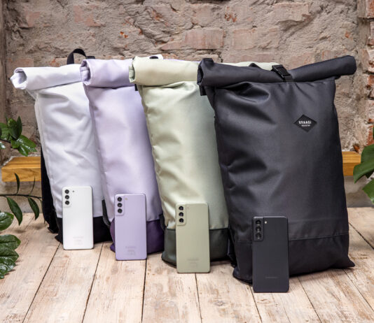 Nový mobil = nový batoh. Samsung vytvořil s českou značkou Braasi limitovanou edici batohů